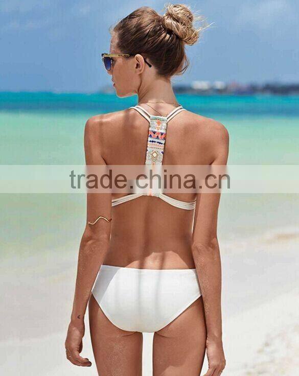 One-Piece new black white Lady fashion swimwear