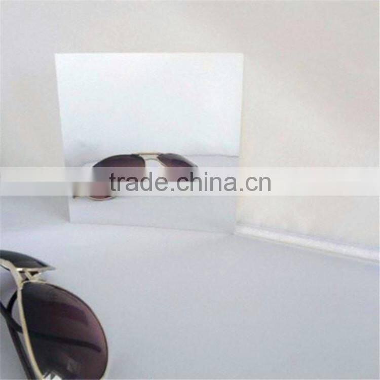 16pcs Reflective Mirrors Self-adhesive Square Decorative Tiles Mirror Wall Stickers Bath room Mirror Decor