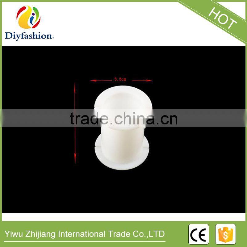 Plastic Empty Spools for Wire White Thread Bobbins Jewelry Tools