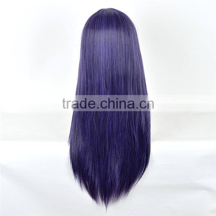 LoveLive TOJO NOZOM Very Long Hair Wig Elegant Bueaty Hair Wigs Long black straight hair wig