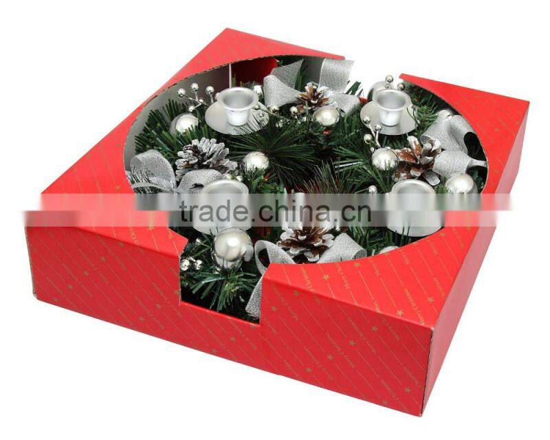 Christmas wreath 2.7M PVC Christmas decoration canes talking christmas wreath