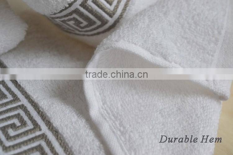 Hotel bath set living towels luxury thin hotel bath towels customized logo