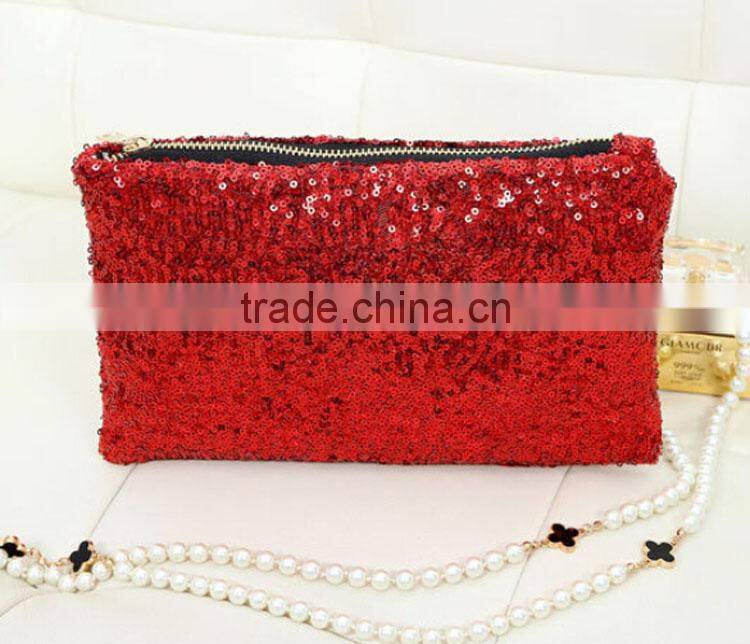 9 Colors Stock !! Bling Sequin evening party clutch bags
