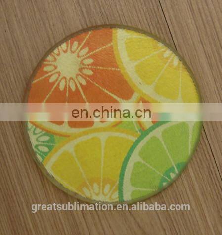 glass tile with coating for sublimation blank glass coasters