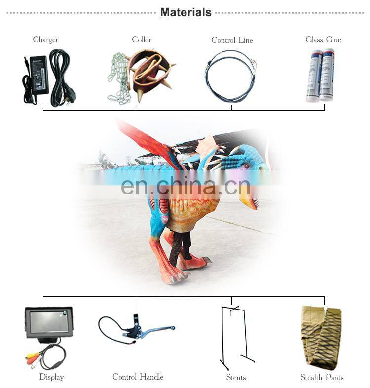 Attractive dragon puppet realistic animatronic dinosaur costume