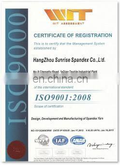 Hangzhou sunrize brand spandex yarn