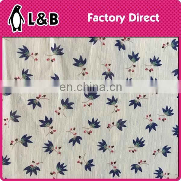 Wholesale popular beautiful digital print polyester fabric/cloth material fabric