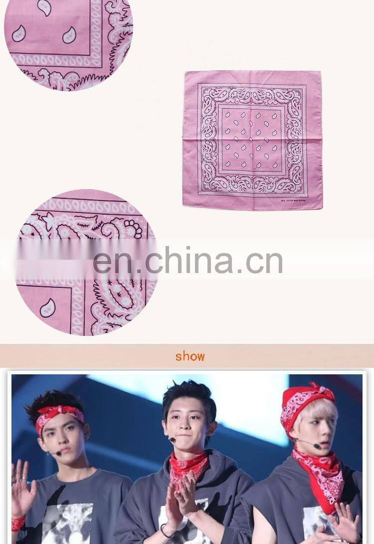 2016 Custom colorful printing bandana