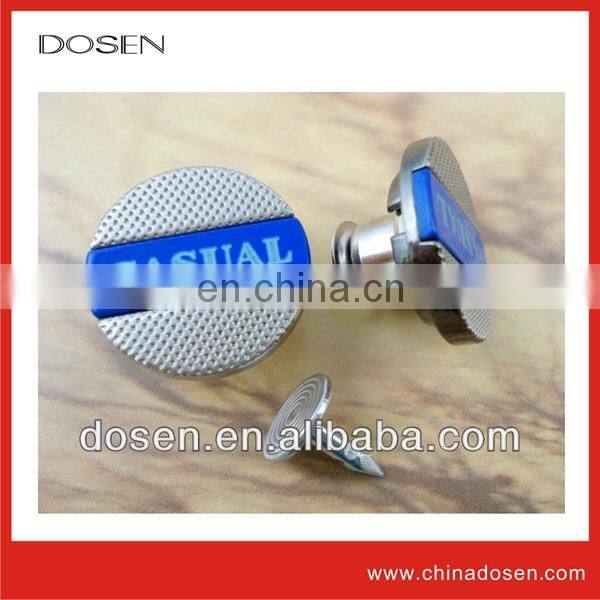 High quality gold tone tiger shape garment accessory metal jeans button for clothing