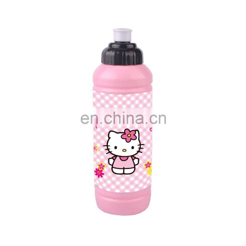 Food Grade Kids Plastic Minnie Mouse Water Bottle