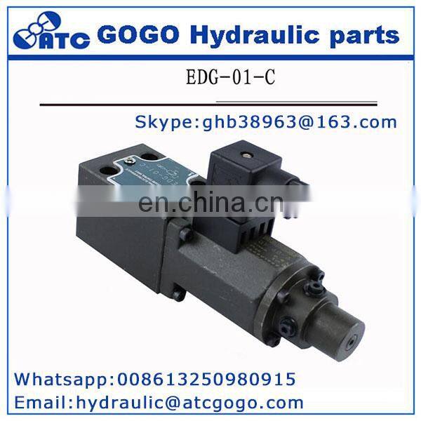 EDG series Hydraulic Proportional Pilot Operated Relief Valve