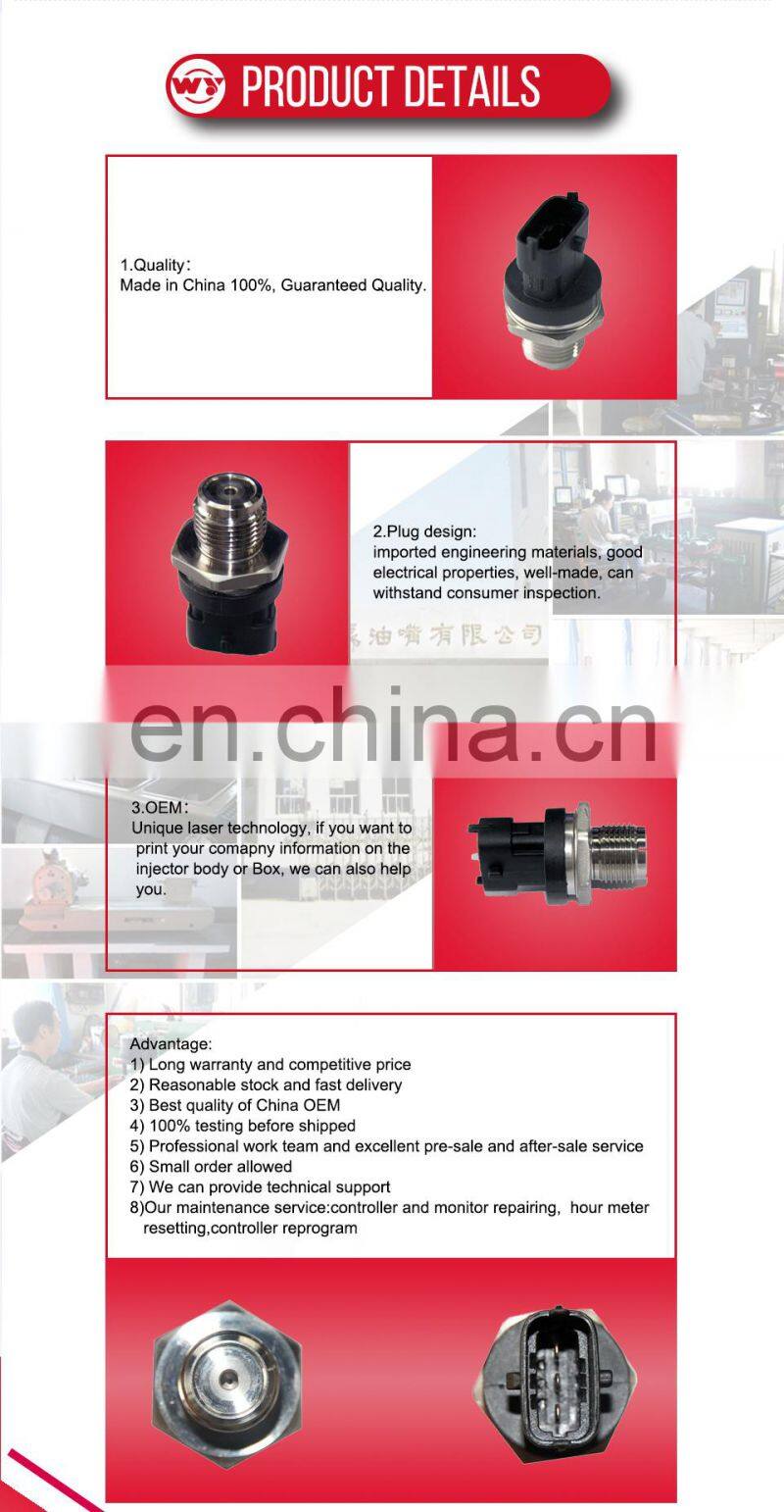 WEIYUAN Fuel Rail Pressure High Regulator Sensor Common Rail valve sensor 0281002907