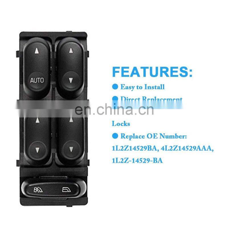 1L2Z14529BA Driver Side Master Power Window Switch For Ford