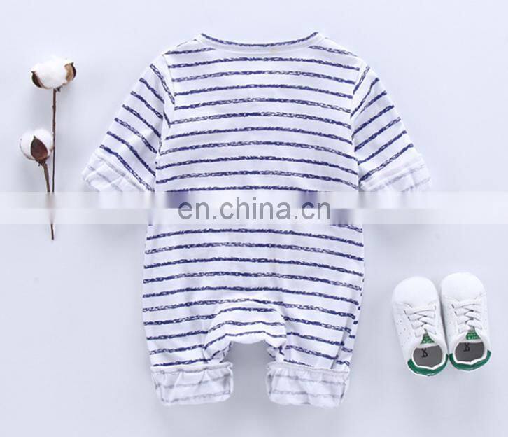 Top Quality Summer Customized 100% Cotton Baby Clothes Romper