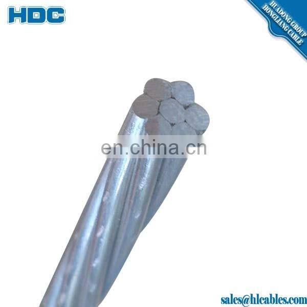 Bare Aluminum wire AAC 1/0 AWG 7 Strands Code Poppy conductor