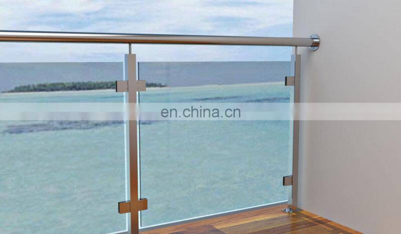 glass railings tempered glass fence panels frameless glass balustrade railing aluminium profile system