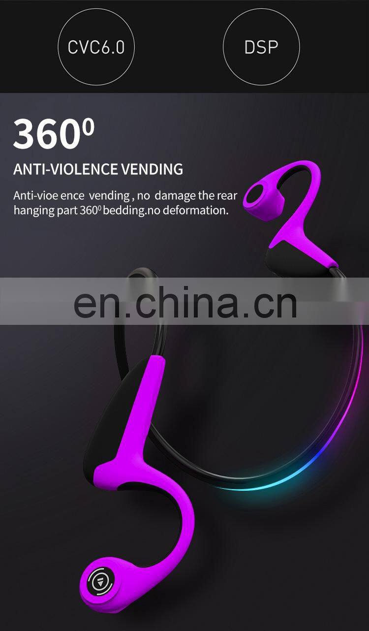 Golden Sky Wireless Sports Bluetooth Earphone Bone Conduction Speakers Running Headphone Motorcycle Headset Factory Wholesale