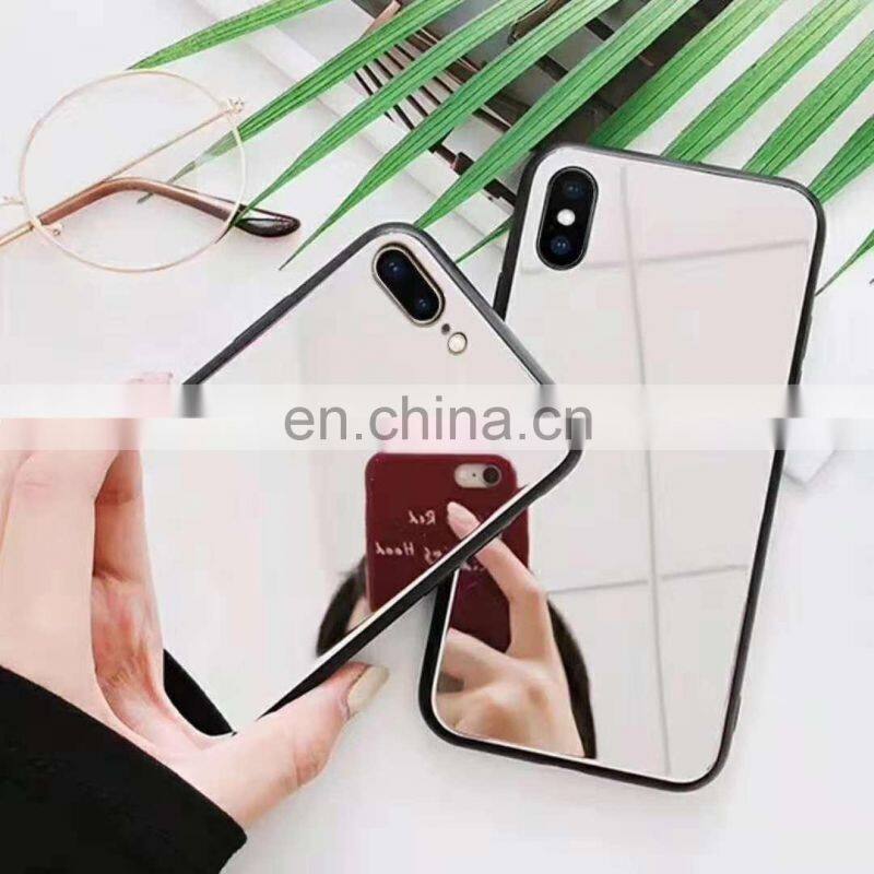 OEM phone case box importer For Iphone X Mobile Shell Personality IP8/7plus Mirror Glass 6s waterproof case phone water proof