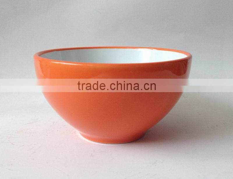 two tune color glazed bowl