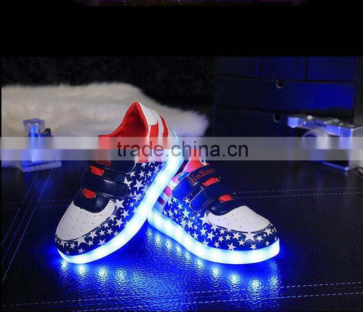 LED kids shoes, LED luminous lighting shoes sneaker for kids, LED light up kids shoes