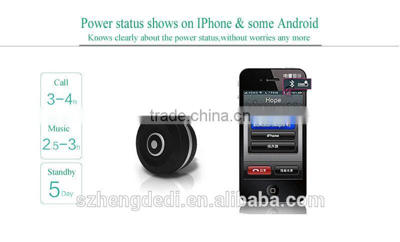 Invisible earpiece mini V4.0 bluetooth earphone made in China bluetooth headset