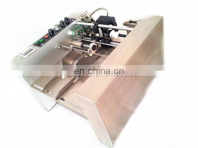MY-300 automatic batch/lot/series number expiry date embossing printing machine for plastic bags/aluminum foil