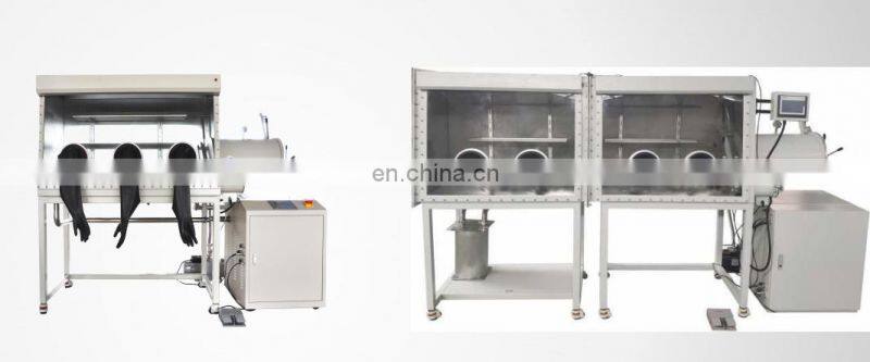 Moisture Less Than 1PPM Vacuum Glove Box Glove Box Multi-station Working Position