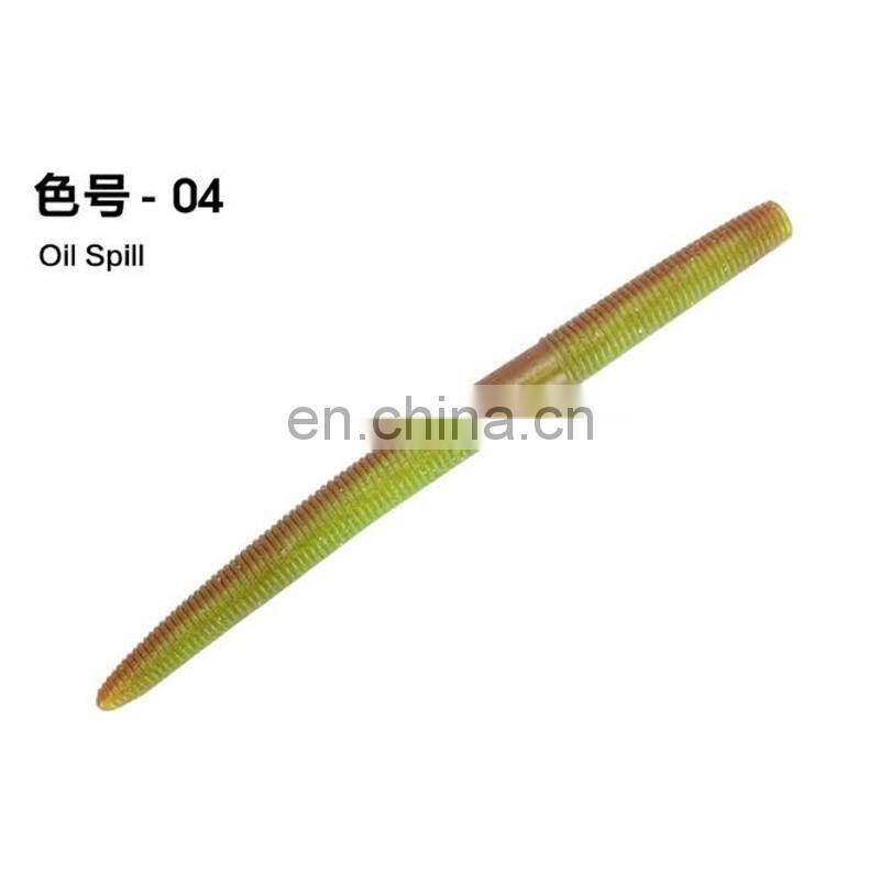 Amazon 13.5cm 10g Super Soft Plastic Wacky Grub Worm Fishing Bait Bass Fishing Lure