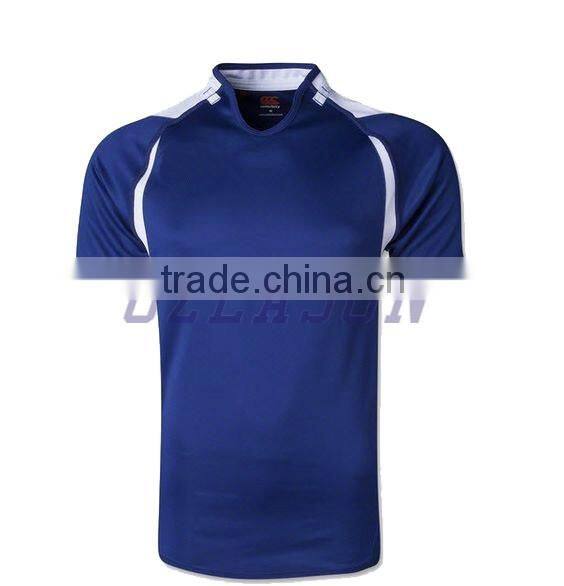 High quality custom design rugby ball jersey made in china