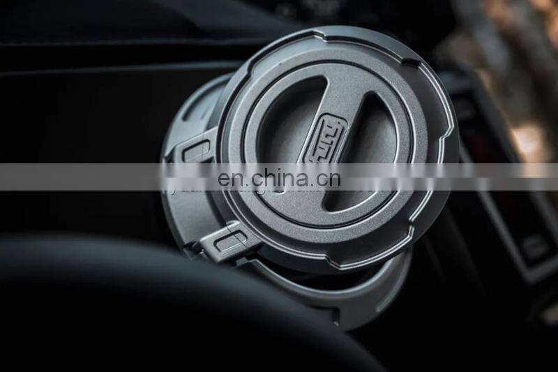 Furyengraver Aluminum Fuel Tank Gas Cover for Jeep Wrangler JK 2007+tank cover 4x4 accessories