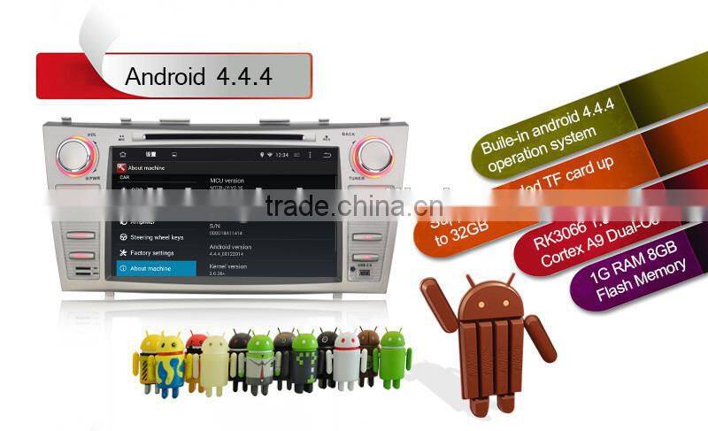 Pure Android 4.4 HD Capacitive Touch Screen Car Radio for Toyota Camry DVD GPS, NAVI , WIFI,BLUETOOTH,SWC,MP3,USB,SD,AUX,3G