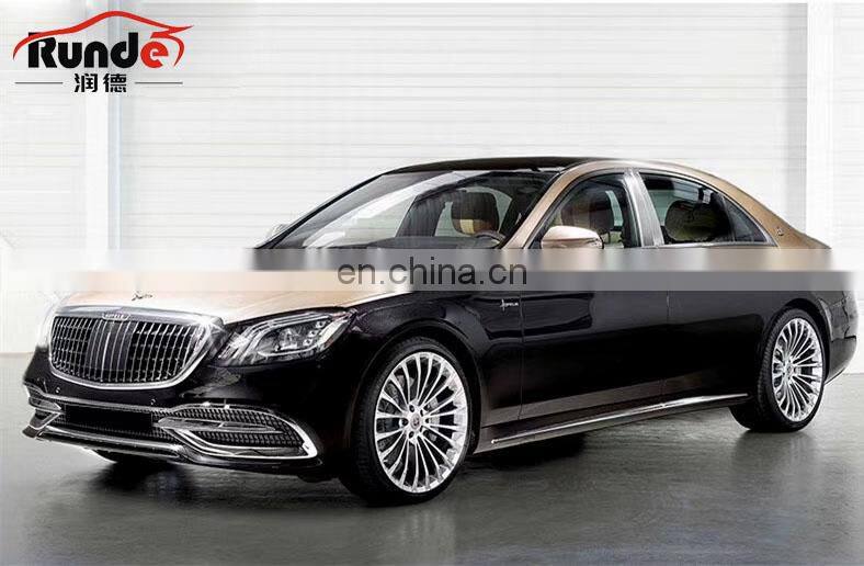 RUNDE MABAH Style Auto Car Full Bodykits Upgrad Facelift for 2014-2020 Mercedes S-Class W222