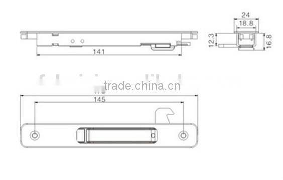 TS006A good quality aluminium window handle locks