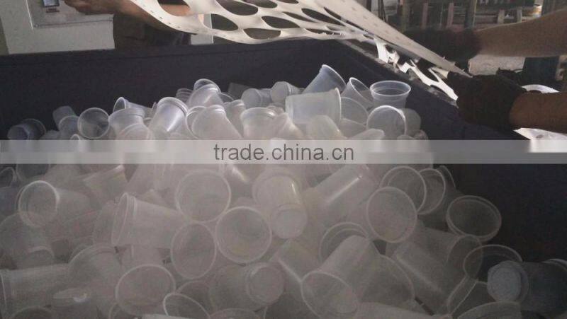 2016 HAS VIDEO CK660 Disposable plastic cup making machine Price for thermoforming Juice water Cup