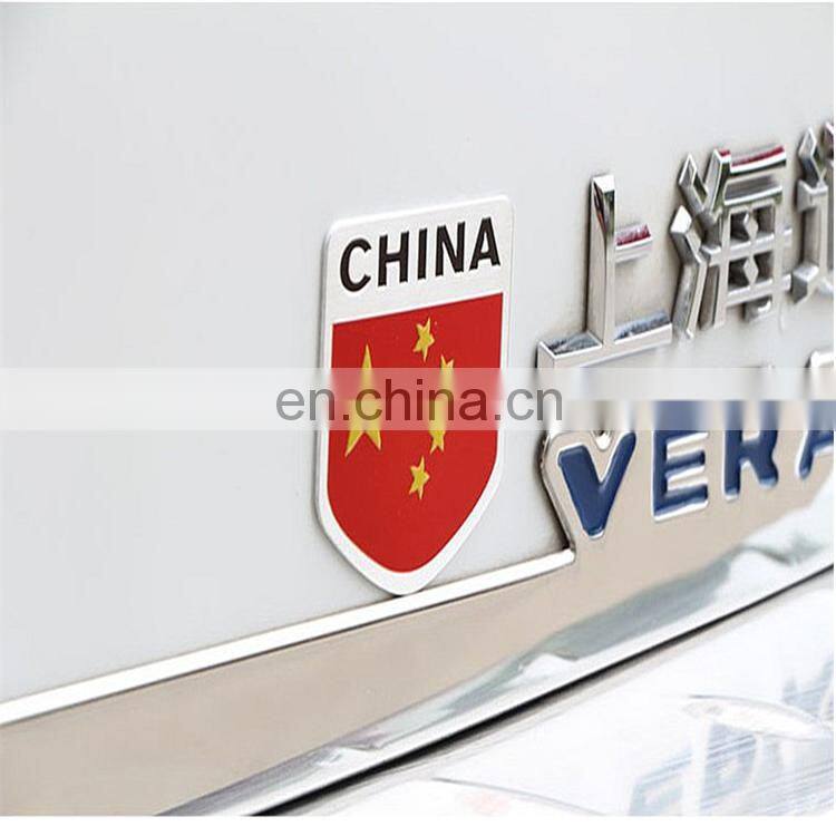 Custom 3D Country Flag Aluminum Alloy Metal Motorcycle Car Sticker Badge Emblem