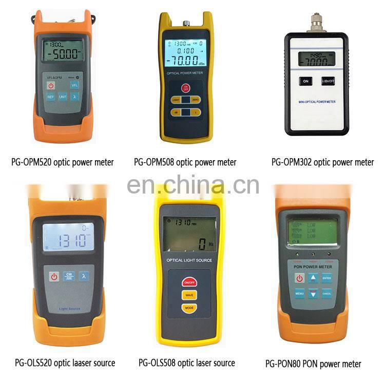 power meter fiber optic optical fiber tester PG-OPM520 built-in VFL