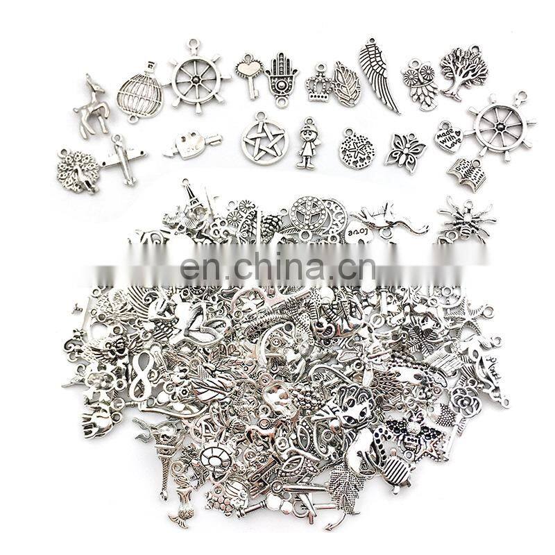 Vintage Mixed Metal Animal Birds Charms Beads Handmade DIY Bracelet Pendant Necklace Clasp Jewelry Making Findings