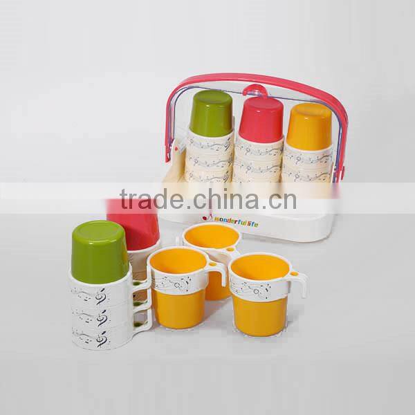 Ripple Design Portable Microwave Soup Mug with Cover