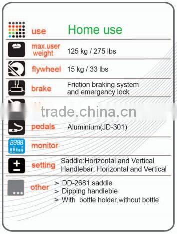 2015 NEW Design home use fitness exercise Spin Bike newest bicycle SB1150