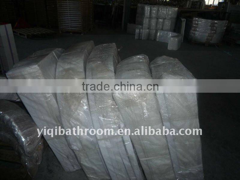 ABS tray Sliding cheap 6mm frosting glass shower enclosure