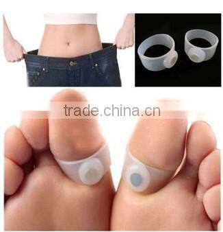 Silicon Magnetic Slimming Health massage Foot Toe ring