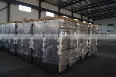 2 Glass open Door vertical display cooler-LC-1000 upper compressor