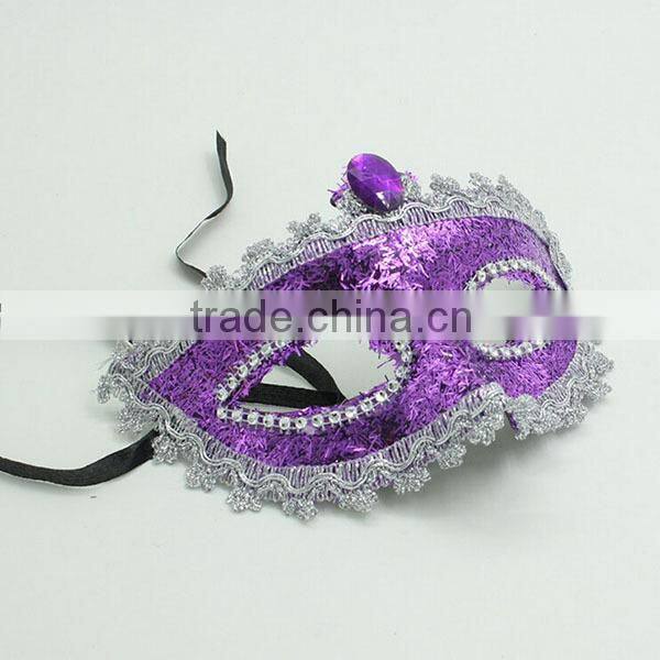 Supply fantastic adult men masquerade Mask cheap black party mask for sale different colors available