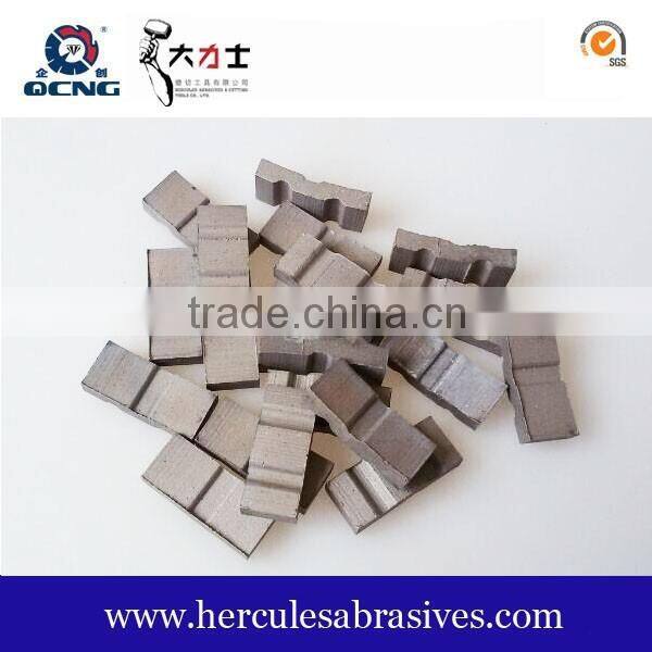 diamond segments for drilling core bits for reinforced concrete