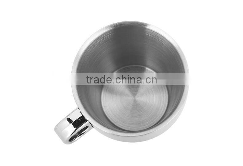 guangdong hardware cups and mugs/ 5pcs blank coffee mug set with metal rack