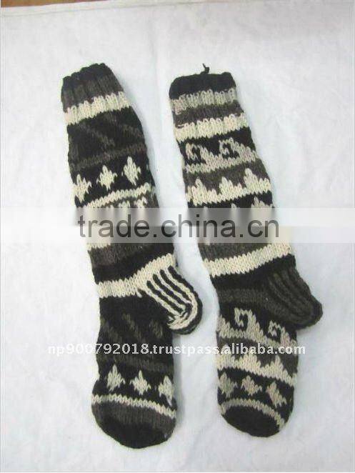 Hot Sale Hand Knitted Wool Sock