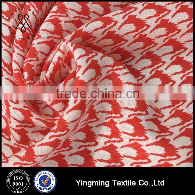 Printed shirting rayon fabric, for fashion garments,shirt,suits, dress, skirt, blouses