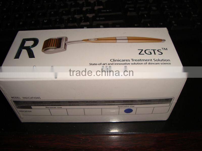 DR002 golden git derma skin roller 192 needles