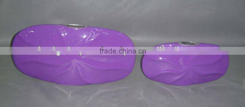 Aluminium Coloured Flower Vase