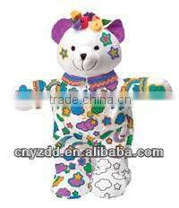 new arrvials washable painting plush sheep toy / washable painting plush toy